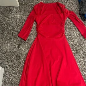 Elegant Red Women's Dress